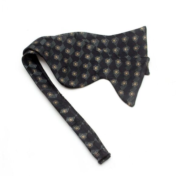 NWT Mens Self tied Bow Tie Maroon Silk Bowtie Big Butterfly bowtie S547 Gift box - Picture 13 of 15